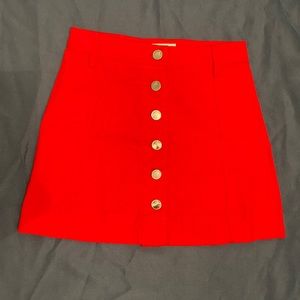 Copper Key Red mini skirt Size: XS